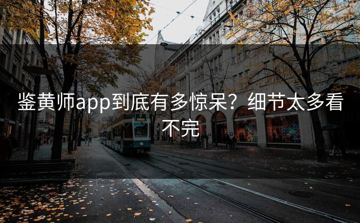 鉴黄师app到底有多惊呆？细节太多看不完