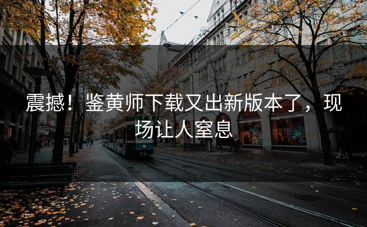 震撼！鉴黄师下载又出新版本了，现场让人窒息