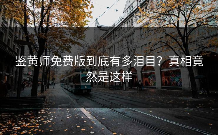 鉴黄师免费版到底有多泪目？真相竟然是这样